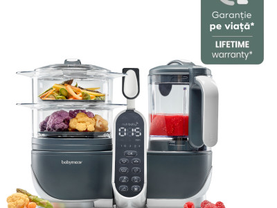 Babymoov - Robot multifunctional 5 in 1 Nutribaby (+) Industrial Grey - Img 7