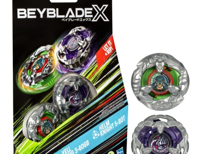 BEYBLADE X PACHET DUO YELL KONG 3-60GB SI HELM KNIGHT 5-80T - Img 3