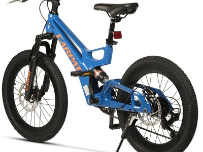 Bicicleta Copii MTB-FS Carpat 20" C20344A, Albastru/Portocaliu - Img 3