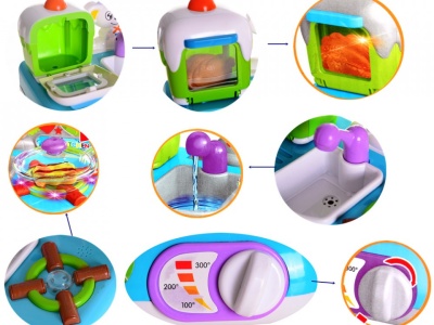 Bucatarie de jucarie pentru prajit cu accesorii - Img 4