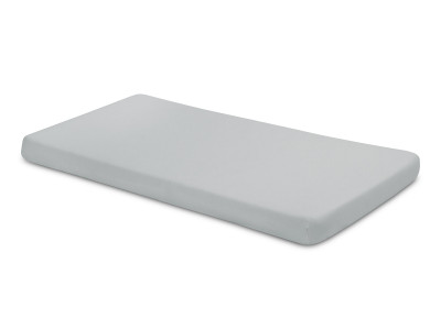 Cearsaf cu elastic din vascoza de bambus Sensillo 140x70 cm Gri - Img 1