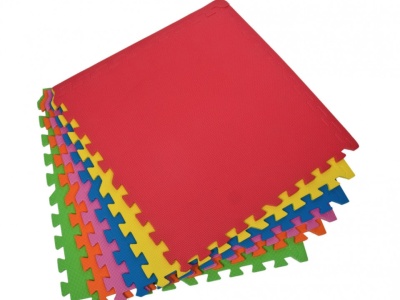 Covor puzzle 6 piese 60x60 cm, 12 mm, multicolor - Img 1