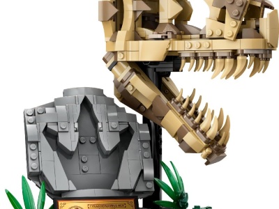 LEGO JURASSIC WORLD FOSILE DE DINOZAUR CRANIU DE TREX 76964 - Img 2