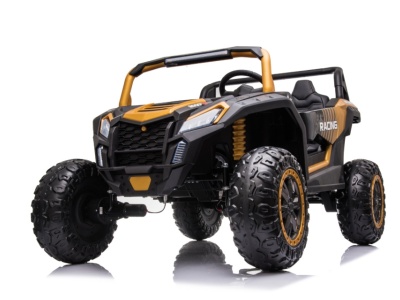 Masinuta electrica cu telecomanda pentru 2 copii UTV Buggy A032 12V7Ah gold - Img 7