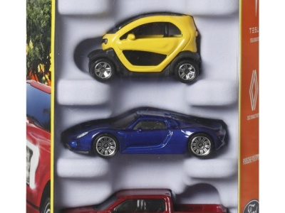 MATCHBOX SET 5 MASINUTE METALICE MBX ELECTRIC DRIVERS SCARA 1:64 - Img 1