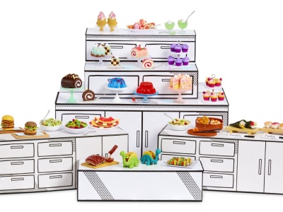 MGA’S MINIVERSE MINI FOOD DINER S3 SET SURPRIZA - Img 3
