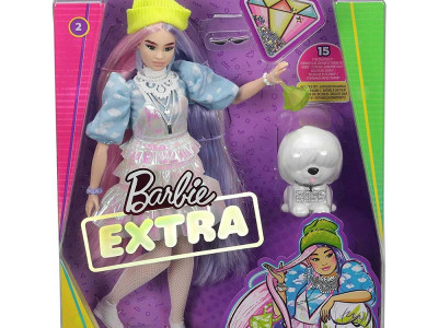 Papusa Barbie by Mattel Extra Style Beanie GVR05 cu figurina si accesorii - Img 6
