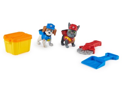 PATRULA CATELUSILOR ECHIPA RUBBLE SET 2 FIGURINE CHARGER SI WHEELER - Img 1
