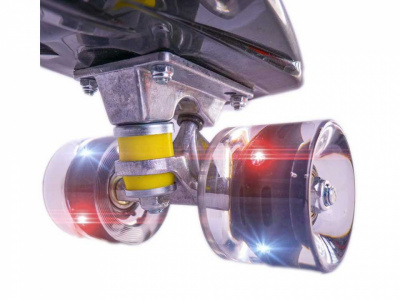 Placa Skateboard Cu Roti Silicon, Led 58.5 cm - Img 2