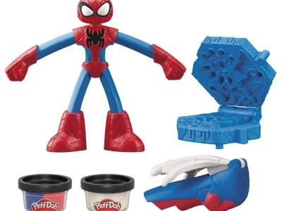 PLAY-DOH MARVEL FIGURINA FLEXIBILA CU ACCESORII SPIDER MAN 10CM - Img 2