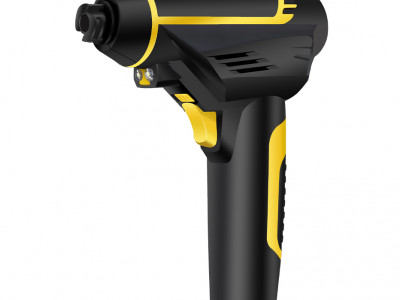 Pompa electrica reincarcabila 120 W, lumina LED, 2200 mah, baterie, negru/galben Forever - Img 2