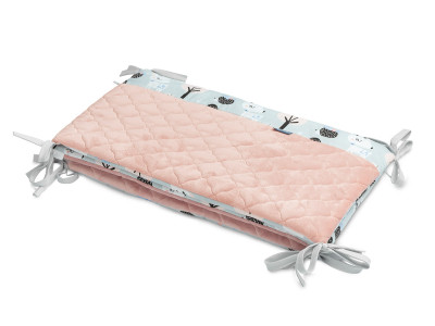 Protectie interioara de plus patut Sensillo KARO 180x30 cm Caprioare - Img 2