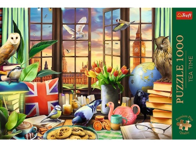 PUZZLE TREFL 1000 PREMIUM PLUS TEA TIME TOATE LUCRURILE BRITANICE - Img 3