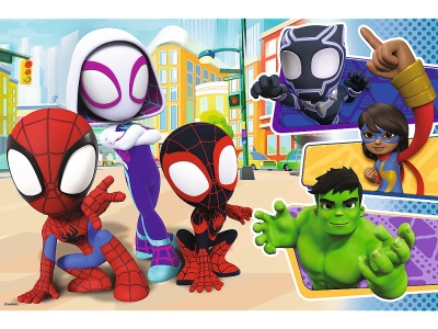 PUZZLE TREFL 24 MAXI SPIDEY SI PRIETENII LUI EXTRAORDINARI - Img 2