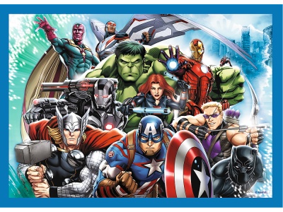 PUZZLE TREFL 4IN1 AVENGERS - RAZBUNATORII CURAJOSI - Img 4