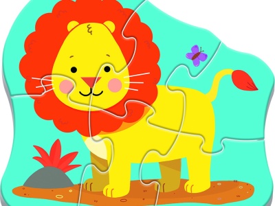 PUZZLE TREFL BABY CLASIC ANIMALE SAFARI 8 PIESE - Img 3