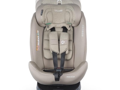 Scaun auto iSize 40-150 cm Coccolle Nova Sand beige - Img 2