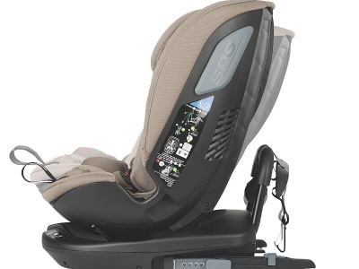 Scaun auto rotativ iSize Coccolle Velsa Taupe brown - Img 2