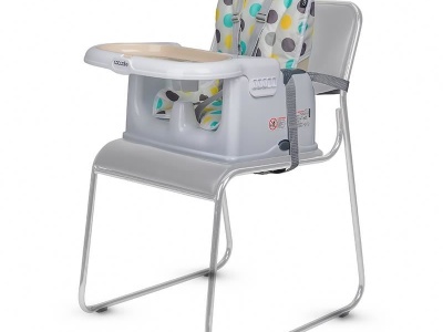 Scaun de luat masa multifunctional Coccolle Ziti Beige Dots - Img 10