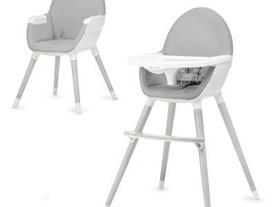 SCAUN DE MASA KINDERKRAFT FINI, 2 IN 1, GREY LEGS - Img 1