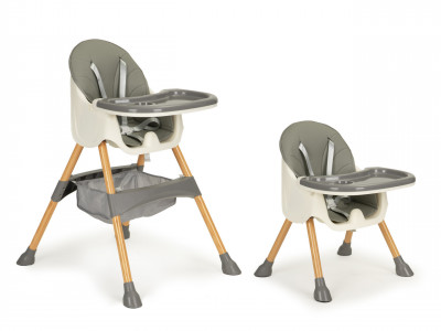 Scaun Pentru Hranire 2 in 1, pentru masa si activitati, Ecotoys, HC-823S Grey - Img 2