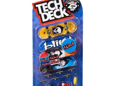 TECH DECK PACHET 4 PIESE FINGERBOARD BLIND 9.6CM - Img 1