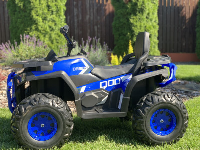 ATV electric cu telecomanda pentru copii Desert 900 (XMX607) albastru,4x4,roti EVA,12V10Ah - Img 3