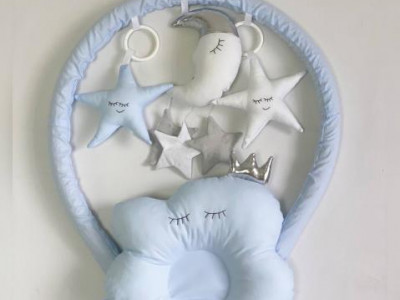 Babynest Plush MyKids 0198 Prince Blue - Img 4