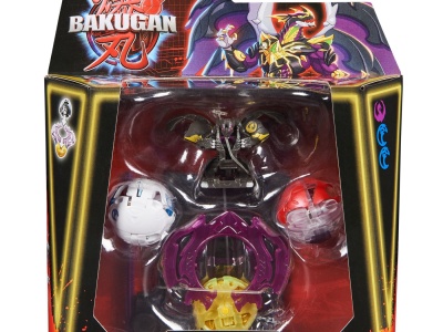 BAKUGAN STARTER PACK DRAGONOID TITANIUM HAMMERHEAD BUTTERCLAW - Img 1