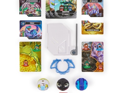 BAKUGAN STARTER PACK MANTID, TITANIUM DRAGONOID SI TROX - Img 2