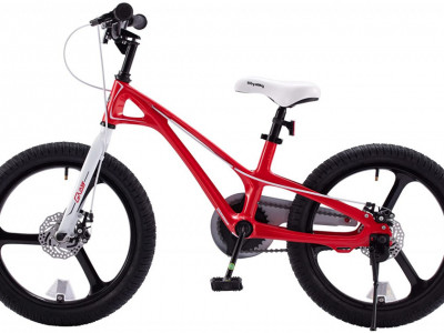 Bicicleta Copii 5-7 ani Galaxy G1801C 18", Rosu/Alb - Img 6