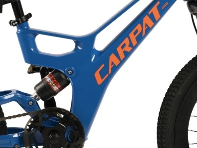 Bicicleta Copii MTB-FS Carpat 20" C20344A, Albastru/Portocaliu - Img 4