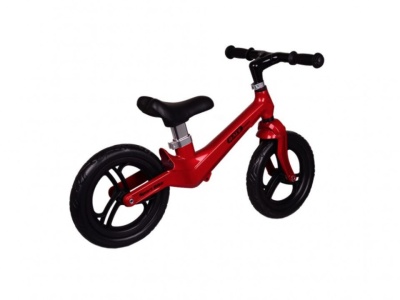 Bicicleta fara pedale cu cadru de magneziu Race Max, rosu - Img 4