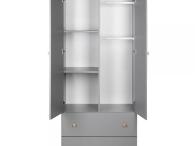 Dulap copii Klups Pauline Graphite Natur - Img 2