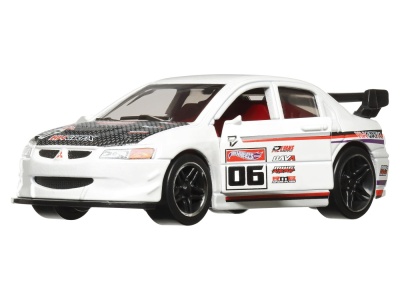 HOT WHEELS MASINUTA METALICA CU SISTEM PULL BACK LANCER EVOLUTION IX SCARA 1:43 - Img 2
