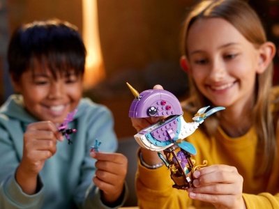 LEGO DREAMZ BALONUL CU AER CALD IN FORMA DE NARVAL AL LUI IZZIE 71472 - Img 3