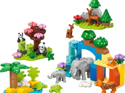 LEGO DUPLO FAMILII DE ANIMALE SALBATICE 3 ÎN 1 10446 - Img 3