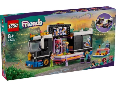 LEGO FRIENDS AUTOCAR DE TURNEU PENTRU STARURI POP 42619 - Img 1