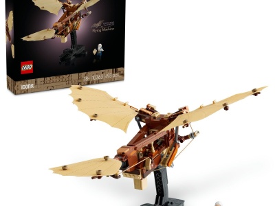 LEGO ICONS MASINA ZBURATOARE A LUI LEONARDO DA VINCI 10363 - Img 4