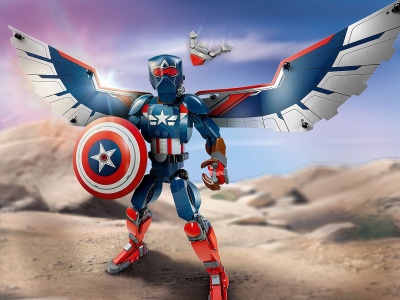 LEGO SUPER HEROES FIGURINA DE CONSTRUCTIE CAPITANUL AMERICA 76296 - Img 2