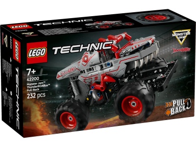 LEGO TECHNIC MONSTER JAM THUNDERROARUS PULL-BACK 42200 - Img 1