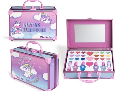 MARTINELIA LITTLE UNICORN TRUSA MAKE-UP IN SERVIETA DE METAL - Img 3