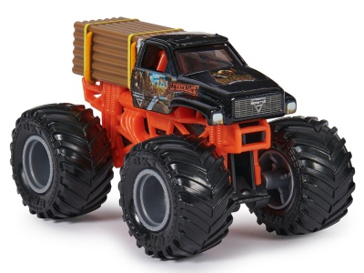 MONSTER JAM SET 2 MASINUTE METALICE LUMBERJACK SI AXE SCARA 1:64 - Img 4