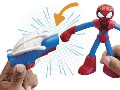 PLAY-DOH MARVEL FIGURINA FLEXIBILA CU ACCESORII SPIDER MAN 10CM - Img 3