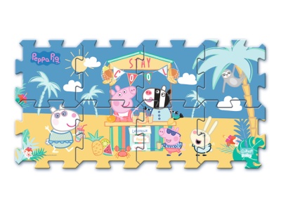 PUZZLE DE PODEA DIN SPUMA PEPPA PIG SUMMER - Img 2