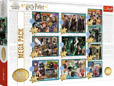 PUZZLE TREFL 10IN1 HARRY POTTER IN LUMEA LUI HARRY POTTER - Img 1