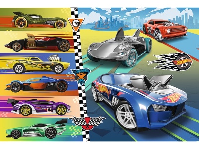 PUZZLE TREFL 24 MAXI HOT WHEELS MASINILE DEOSEBITE - Img 2