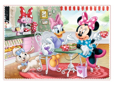 PUZZLE TREFL 4IN1 MINNIE MOUSE SI PRIETENII EI - Img 4