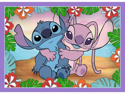 PUZZLE TREFL 4IN1 STITCH ZIUA FERMECATA - Img 2
