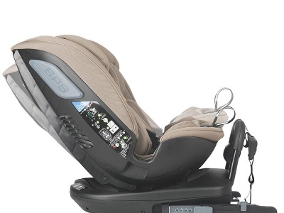 Scaun auto rotativ iSize Coccolle Velsa Taupe brown - Img 3
